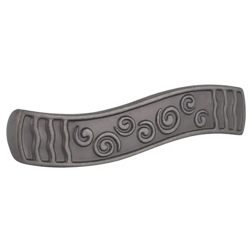 Decorative Arch Cabinet Pull For Kitchen And Bathroom 3" Center To Center Weathered Nickel - pack of 2