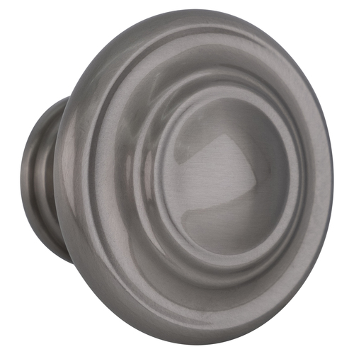 Satin Nickle Inspirations Transitional Cabinet Knob 1-5/16" Diameter For Kitchen And Cabinet Hardware