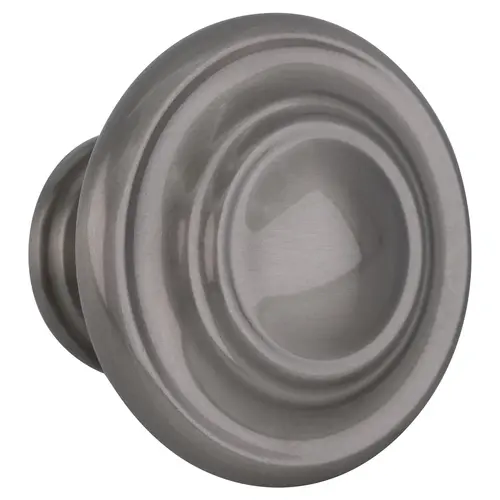 Transitional Cabinet Knob For Kitchen And Cabinet Hardware 1-5/16" Dia Satin Nickel - pack of 24