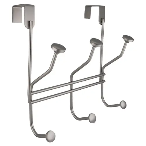 Door Hook Rack Organizer Silver