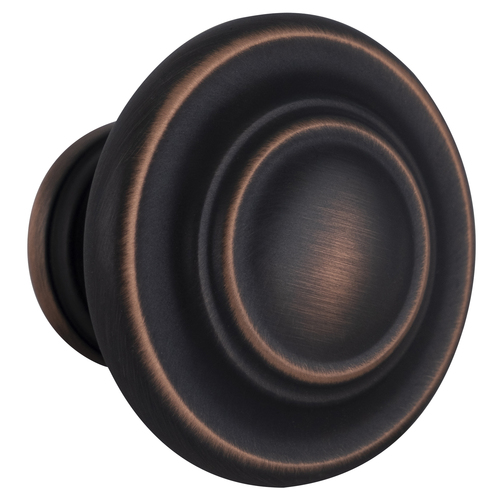 Oil Rubbed Bronze Inspirations Style Solid Oversized Round Cabinet Knob 1-3/4" Diameter For Kitchen And Cabinet Hardware - pack of 5