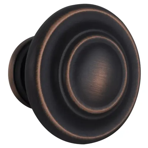 Oil Rubbed Bronze Inspirations Style Solid Oversized Round Cabinet Knob 1-3/4" Diameter For Kitchen And Cabinet Hardware - pack of 10