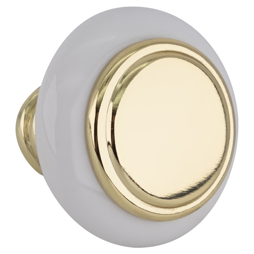 Traditional Mushroom Kitchen Cabinet Knob 1-1/4" Diameter  - pack of 5