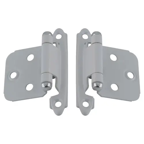 Face Frame Mount Self-Closing Cabinet Hinge For Variable Overlay Kitchen Door Retail Pack Whit - 2 per pack x1000 packs Whitepack of 2000