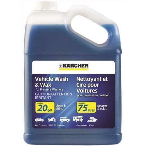 Karcher 9.558-146.0 1 Gal. Car Wash & Wax Pressure Washer Cleaning Detergent Soap Concentrate