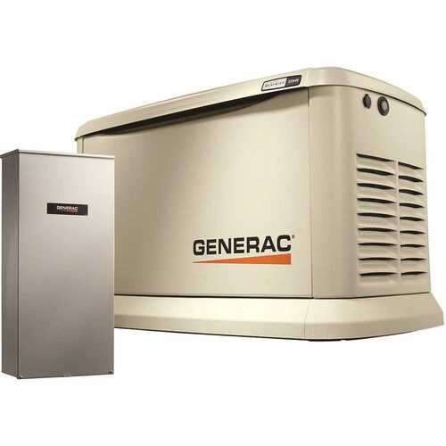 Generator Guardian 19000 W 240 V Natural Gas or Propane Home Standby Beige