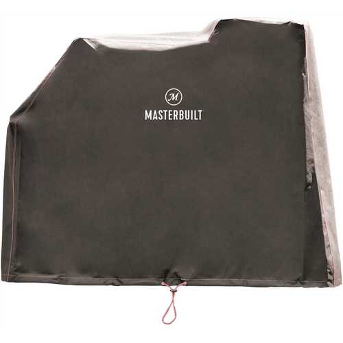 Masterbuilt MB20080220 560 Charcoal Grill and Smoker Cover, 55.7 in W, 47.07 in H, PVC, Black