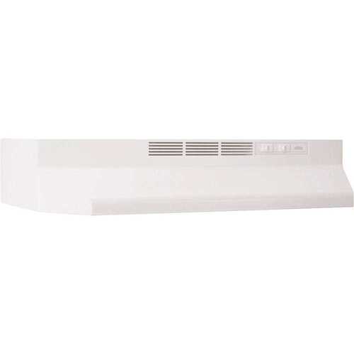 41000 Series 24 in. Ductless Under Cabinet Range Hood with Light in White