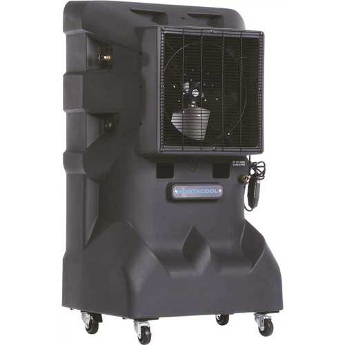 Evaporative Cooler Cyclone 900 sq ft Portable 3900 CFM Black