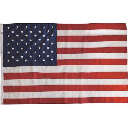 Valley Forge US5PN 5 ft. x 8 ft. Nylon Large Commercial United States Flag