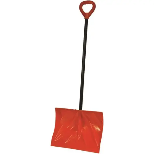 Emsco 1197-XCP6 Bigfoot 18 in. Poly Combination Snow Shovel with Steel Core Handle - pack of 6