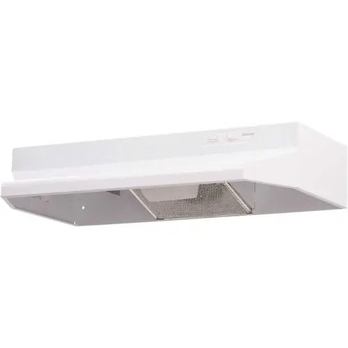 40000 Series 30 in. Under Cabinet Range Hood with Light in White