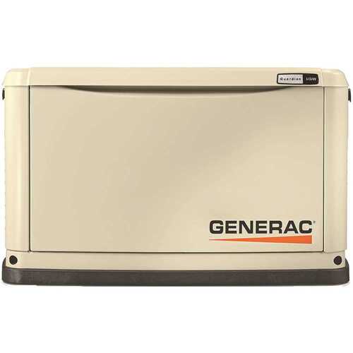 Generac 7224 Generator Guardian 14000 W 240 V Natural Gas or Propane Home Standby Beige