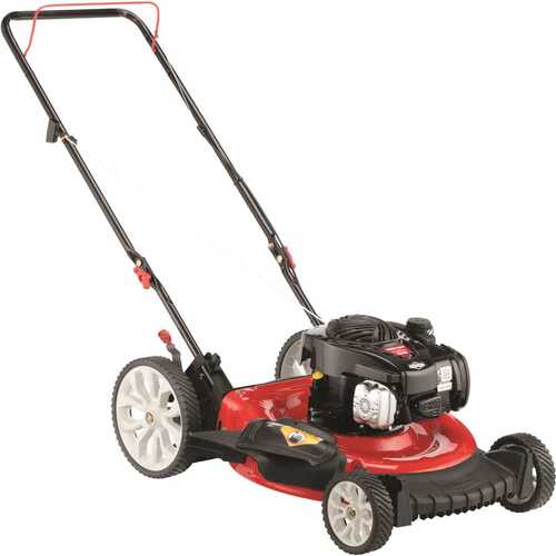 21in. 140cc Briggs & Stratton Gas Push Lawn Mower with Mulching Kit Included
