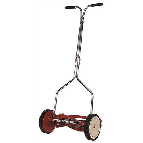 Great States 304-14 14 in. Manual Push Walk-Behind Non-Electric Reel Lawn Mower