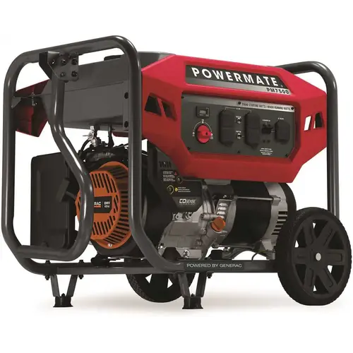 PM7500 6000-Watt Manual Start Gas-Powered Portable Generator with CO-Sense, 50-ST