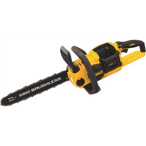 60V MAX 16in. Brushless Battery Powered Chainsaw, Tool Only
