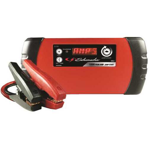 Jump Starter/Portable Power, 12 VDC, 1000 A, Lithium-Ion Battery
