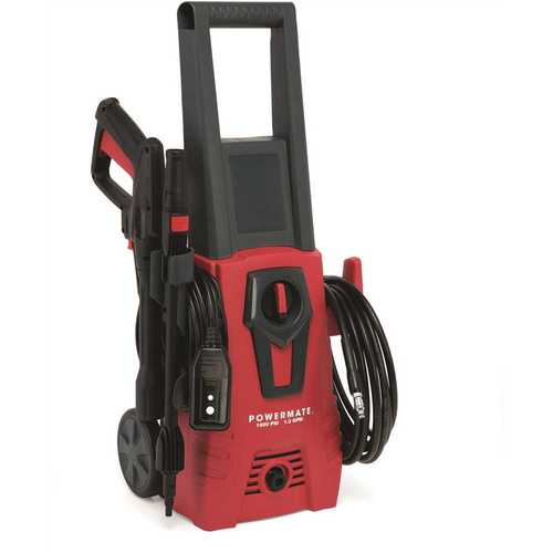 Cold Water Electric Pressure Washer, 1.3 GPM, 1800 PSI