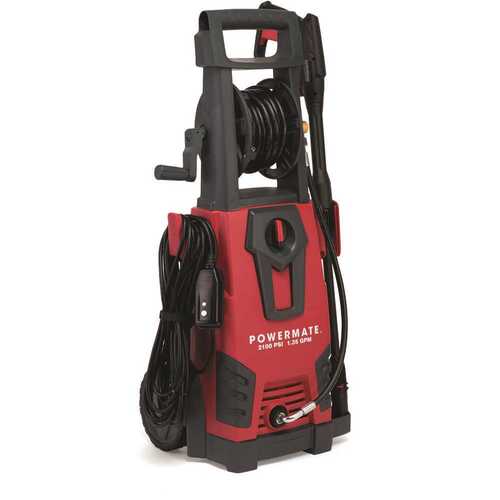 Cold Water Electric Pressure Washer, 1.3 GPM, 2100 PSI