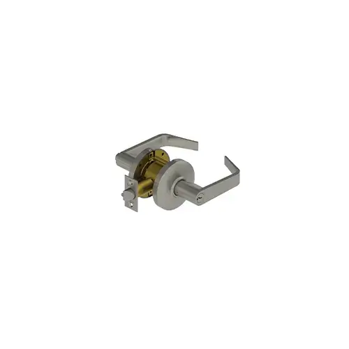 3553 Withnell Lever Entry Cylindrical Lock with Small Format Interchangeable Core Prep Satin Chrome Finish