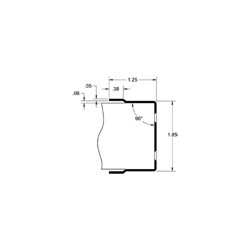 EX81 181M 83-1/2" US32D RH UL W/ LATCH CO Satin Stainless Steel