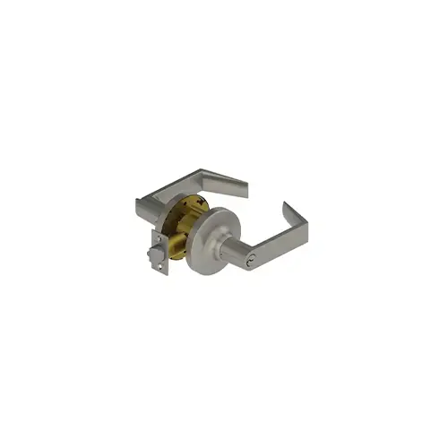 3453 Withnell Lever Entry Cylindrical Lock with Small Format Interchangeable Core Prep Satin Chrome Finish