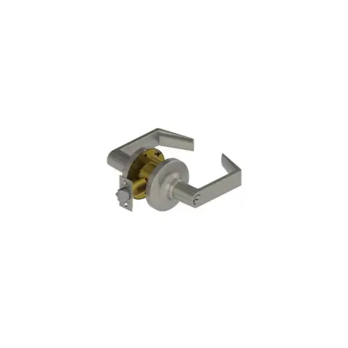 3480 Withnell Lever Storeroom Cylindrical Lock with Small Format Interchangeable Core Prep Satin Chrome Finish