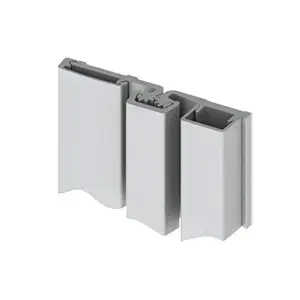 Hager 048049 83" 780-157FFUL Roton Continuous Geared Hinge, Satin Aluminum Clear