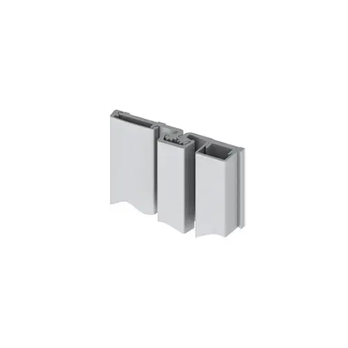 780HDFFUL157 95" Full Surface Heavy Duty Frame Face Dimension Roton Hinge Clear Anodized Aluminum Finish