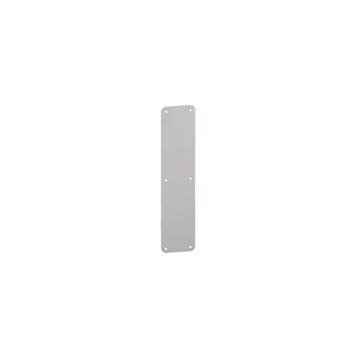 40R 3" x 12" Round Corner Push Plate, Bright Chrome Finish - pack of 10