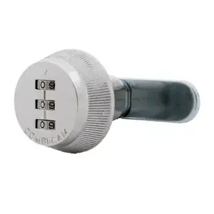 Combi-Cam 7850R-L Combination Cam Keyless Cam Lock 1-3/8", Chrome, US26D/626