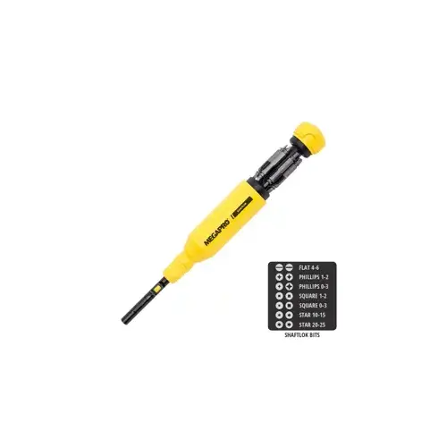 ShaftLOK 15" 1 Multi-Bit Screwdriver