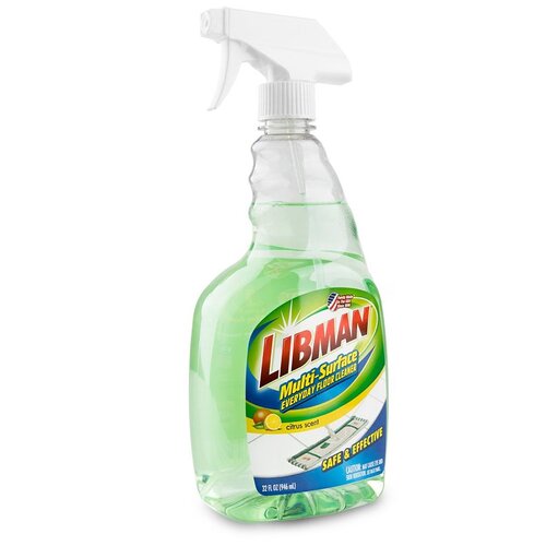 The Libman Company 2066 Multi-Surface Everyday Floor Cleaner, 32 oz, Liquid, Citrus, Clear