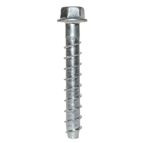 Titen HD Heavy-Duty Screw Anchor, 3/8 in Dia, 3 in L, Carbon Steel, Zinc - pack of 30