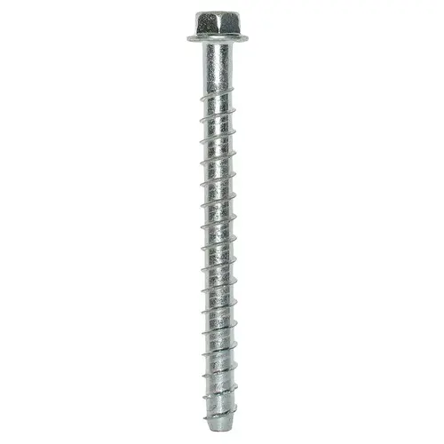 Titen HD Heavy-Duty Screw Anchor, 3/8 in Dia, 5 in L, Carbon Steel, Zinc - pack of 30