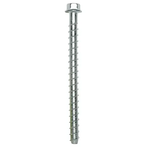 Titen HD Heavy-Duty Screw Anchor, 3/8 in Dia, 6 in L, Carbon Steel, Zinc - pack of 20