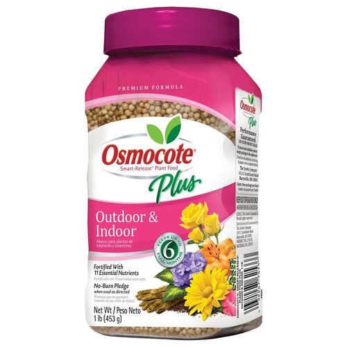 Osmocote 2345212 Smart-Release Plant Food, 1 lb Bag, Solid, 15-9-12 N-P-K Ratio