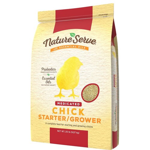 NatureServe 290114 Chick Starter and Grower Feed, 20 lb
