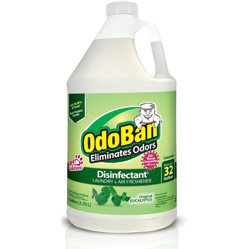 OdoBan 911061-G4 Disinfectant Laundry & Air Freshener Eucalyptus Scent 1 gal