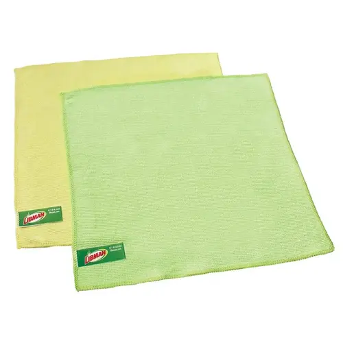 Libman 322-XCP6 Kitchen Cleaning Cloth Microfiber 12" W X 12"  - 2 per pack x6 packs