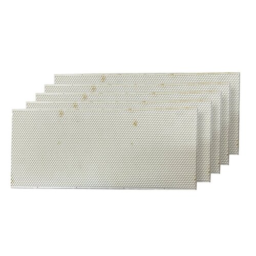 HARVEST LANE HONEY WWPFD-101-5 Beehive Foundation, Deep Hive Body, Plastic  pack of 5 Yellow