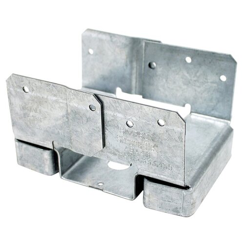 Post Base ZMAX 3.13" H X 3.56" W 14 speed Galvanized Steel