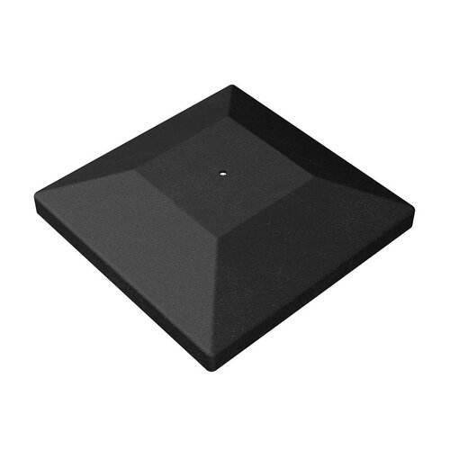 Post Cap Outdoor Accents 6" W X 6 ft. L Black Plastic Black