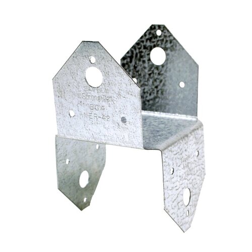 Post Base 3.56" H X 3.56" W 18 Ga. Galvanized Steel - pack of 40