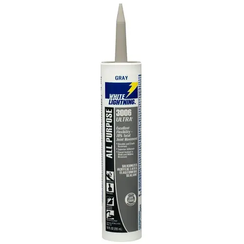 Gray All Purpose Elastomeric Sealant, 10 fl-oz Cartridge