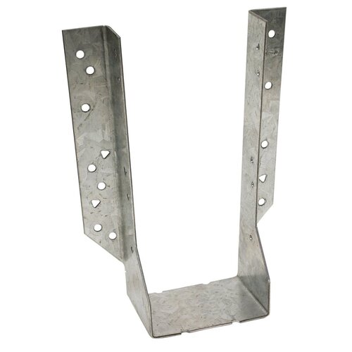 Joist Hanger, Galvanized Steel, 14 Gauge, 4 x 10-In.