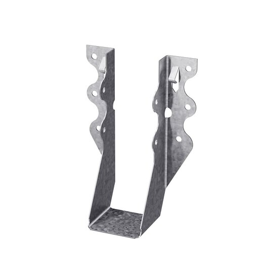 LU Joist Hanger, 4-3/4 in H, 1-1/2 in D, 1-9/16 in W, 2 x 6 in, Steel, Galvanized/Zinc