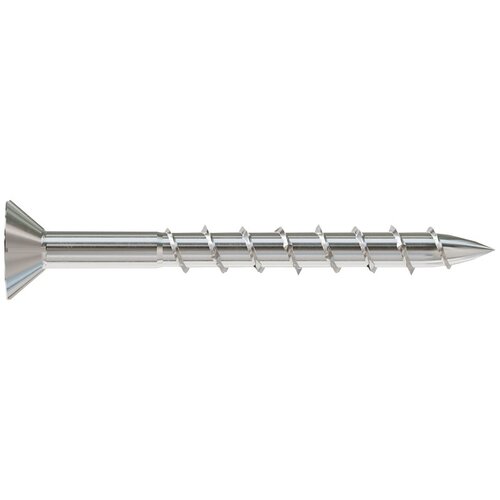 Wood Screws No. 8 S X 1-5/8" L Square Stainless Steel Stainless Steel