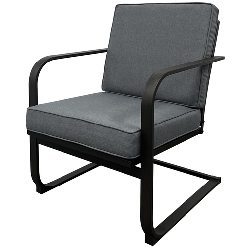 Venice Spring Chair, 25 in W, 28.35 in D, 32.87 in H, Olefin Fabric Seat, Steel Frame - pack of 4